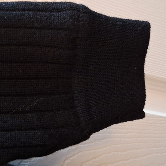 Bob Timberlake Signature Collection men's sweater 1/4 zip black size large lined - Picture 11 of 14